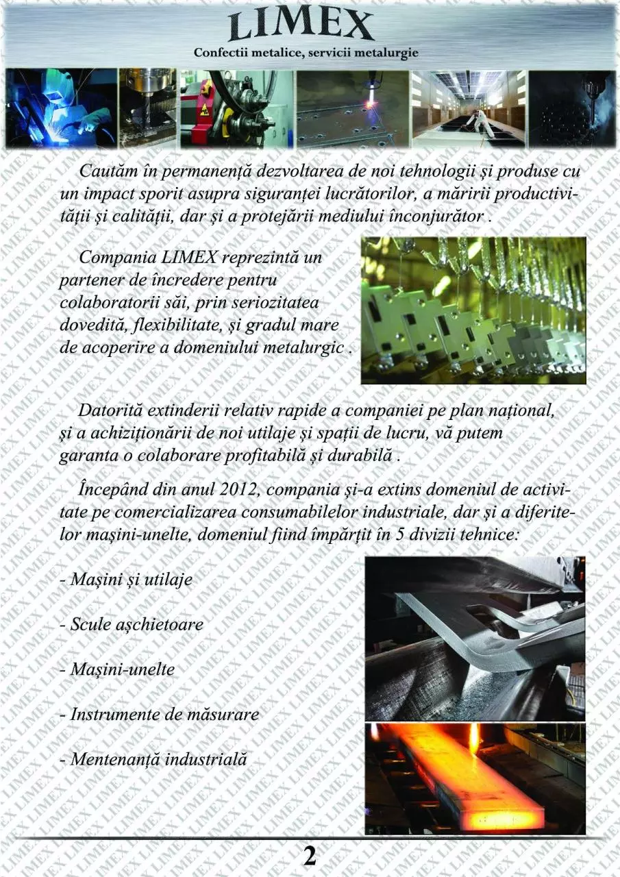 Page 3 of 17, Prezentare LIMEX 2014