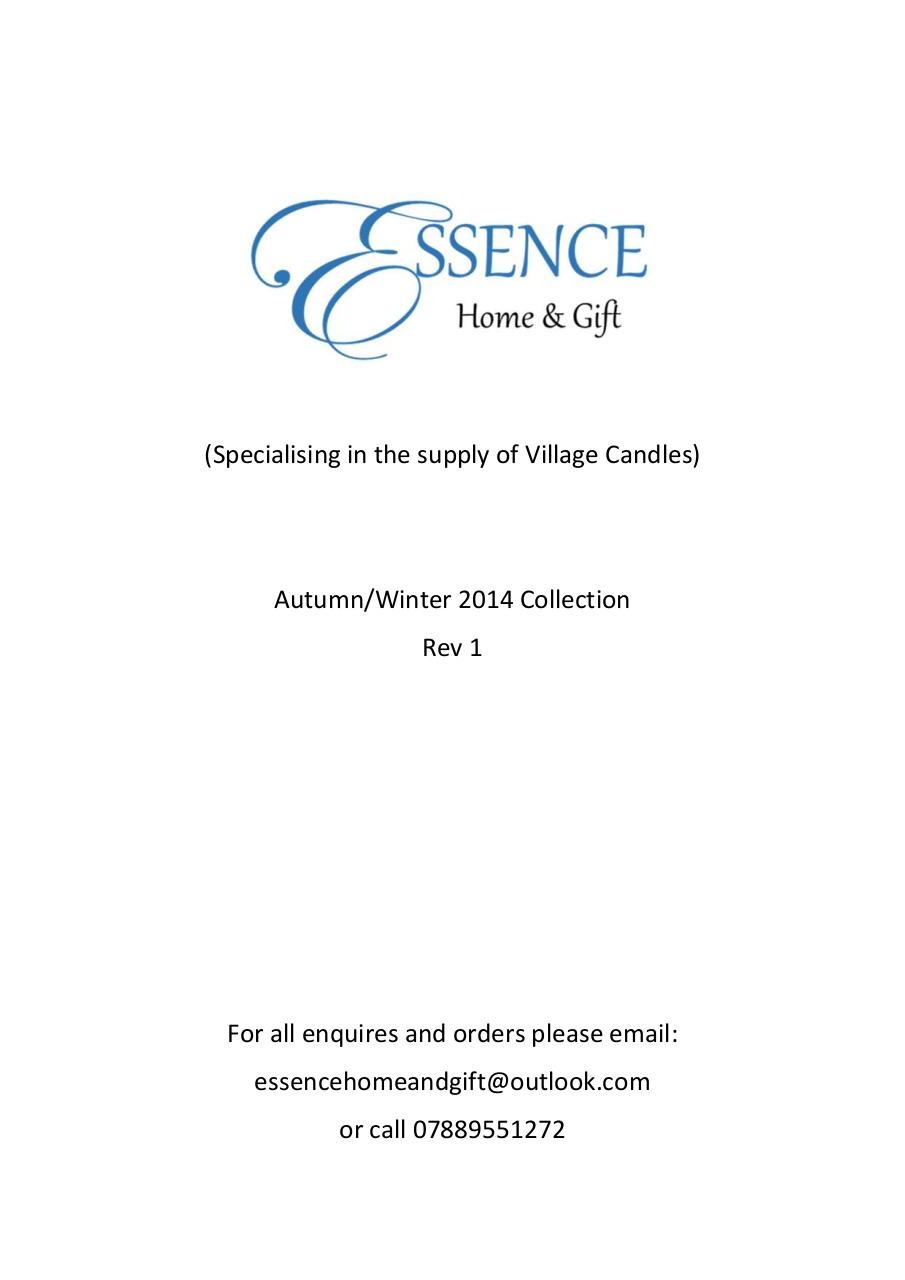 Essence Brochure Autumn-Winter 14 Rev1.pdf - page 1/23