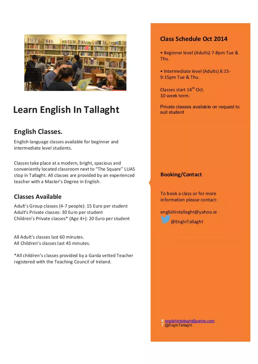 Document preview - LearnEnglishInTallaght.pdf - Page 1/1