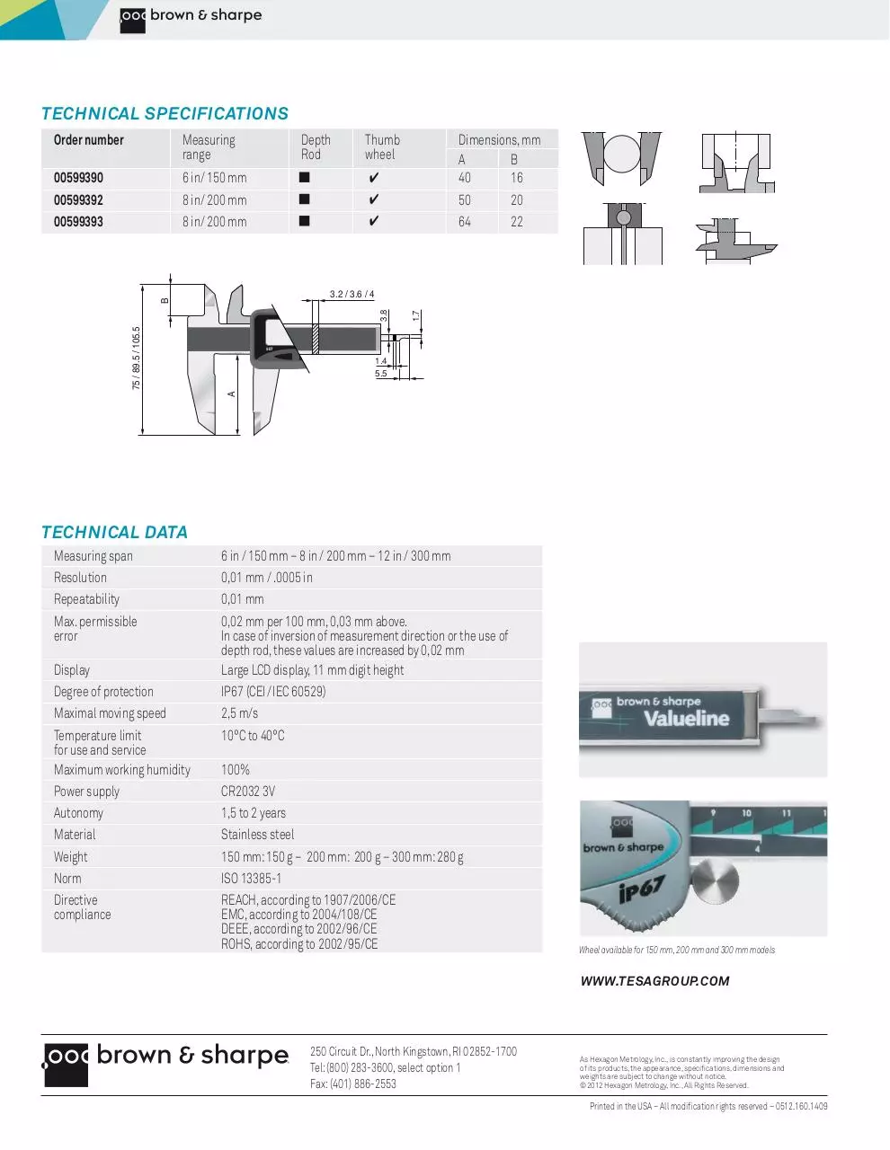 Page 2 of 2, IP Valueline IP67 BS