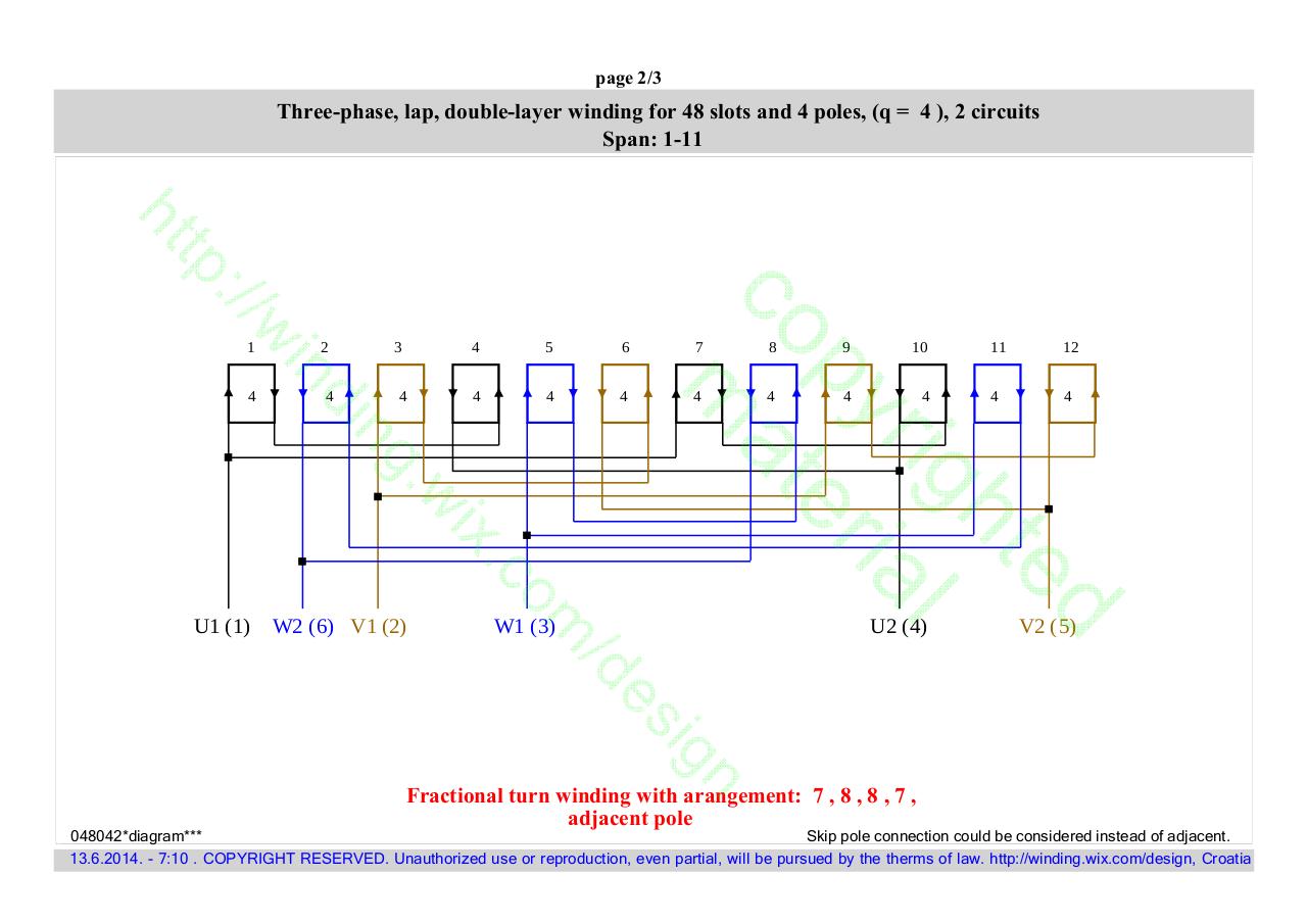 Document preview example calculation for 48 slots and 4 poles.pdf - page 2/3