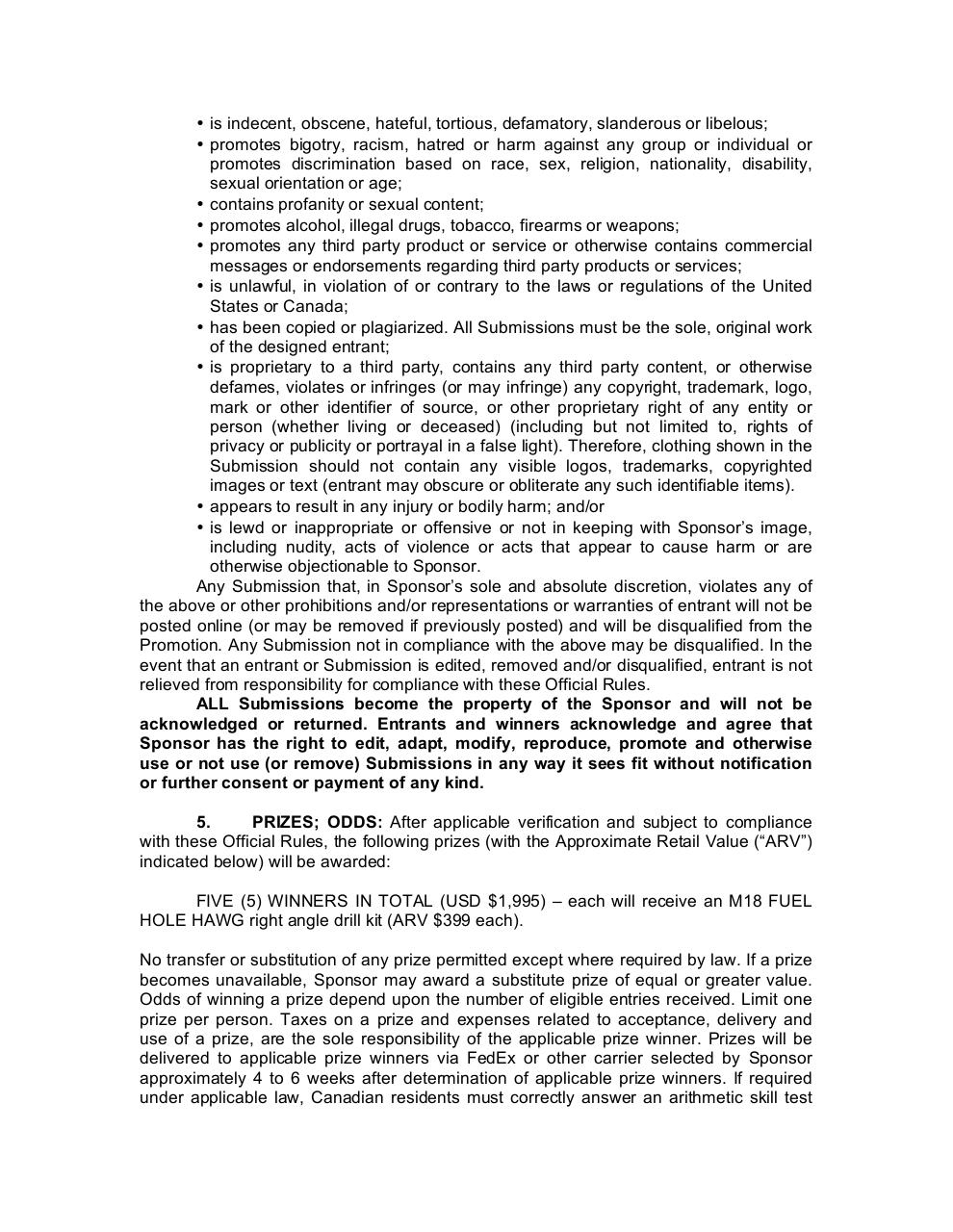 M18 FUEL Hole Hawg Terms and Conditions.pdf - page 3/8