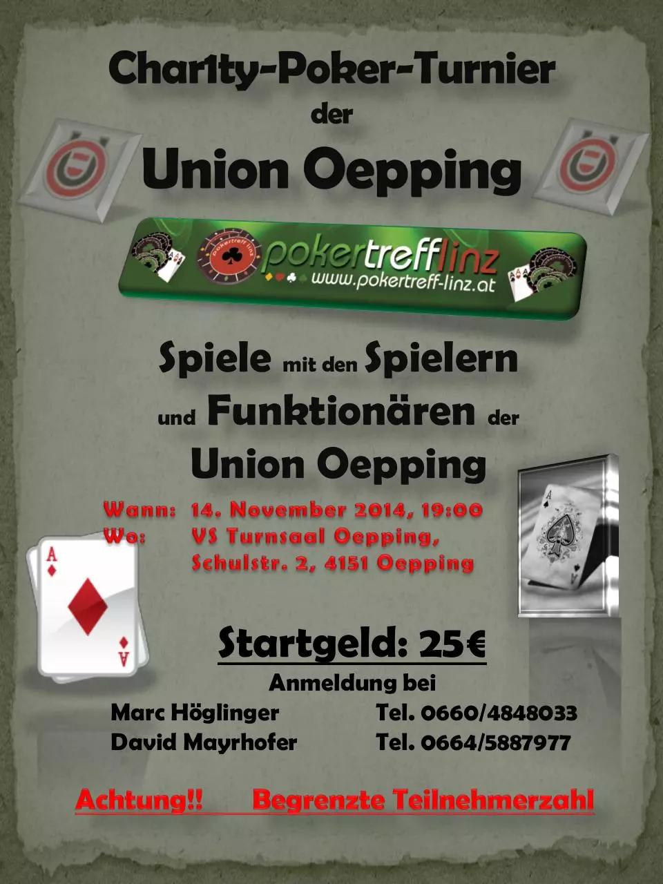 Page 1 of 1, Charity Pokerturnier