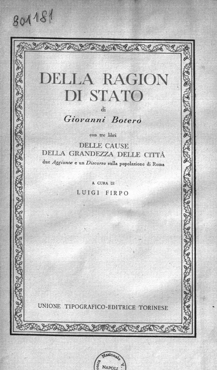 Page 1 of 27, Luigi Firpo Introduzione