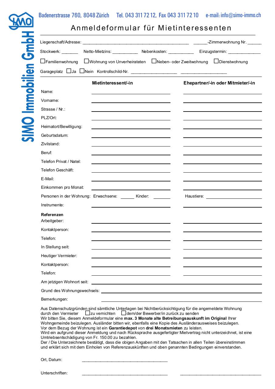Document preview SIMO_Anmeldeformular_WG.pdf - page 1/1
