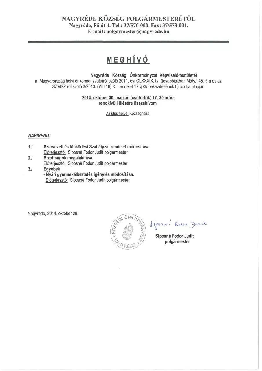 Page 1 of 1, 2014 10 30 kt ules meghivoja