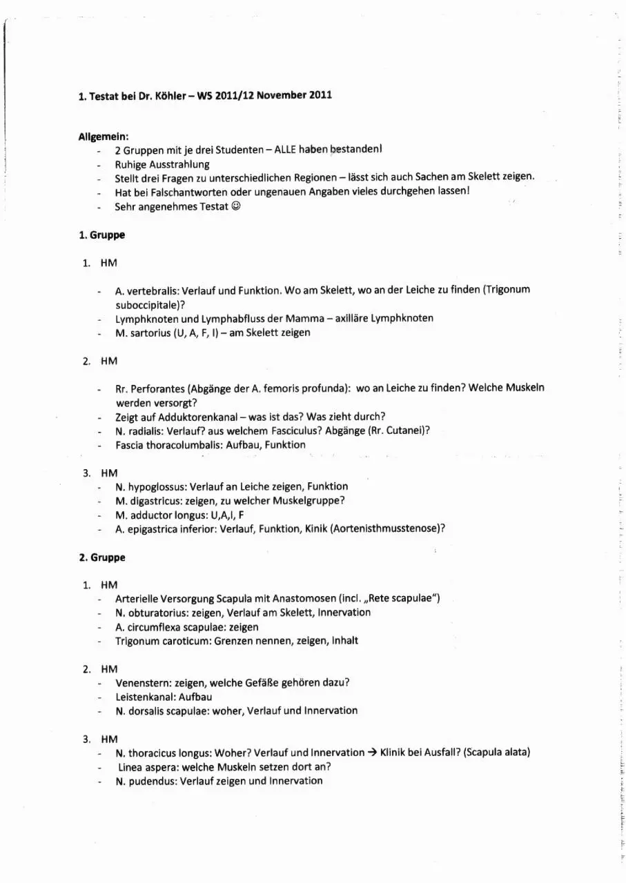 Page 2 of 10, Testat Anatomie