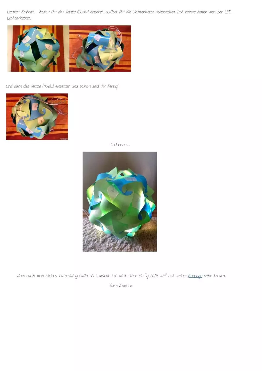 Page 4 of 4, Tutorial für die Puzzlelampe