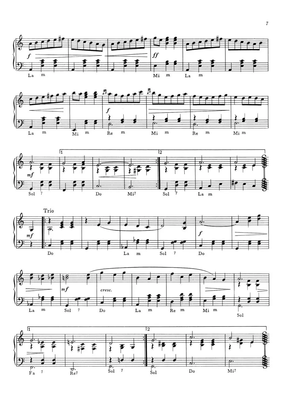 Page 1 of 1, Accordion Africana Walzer Page2