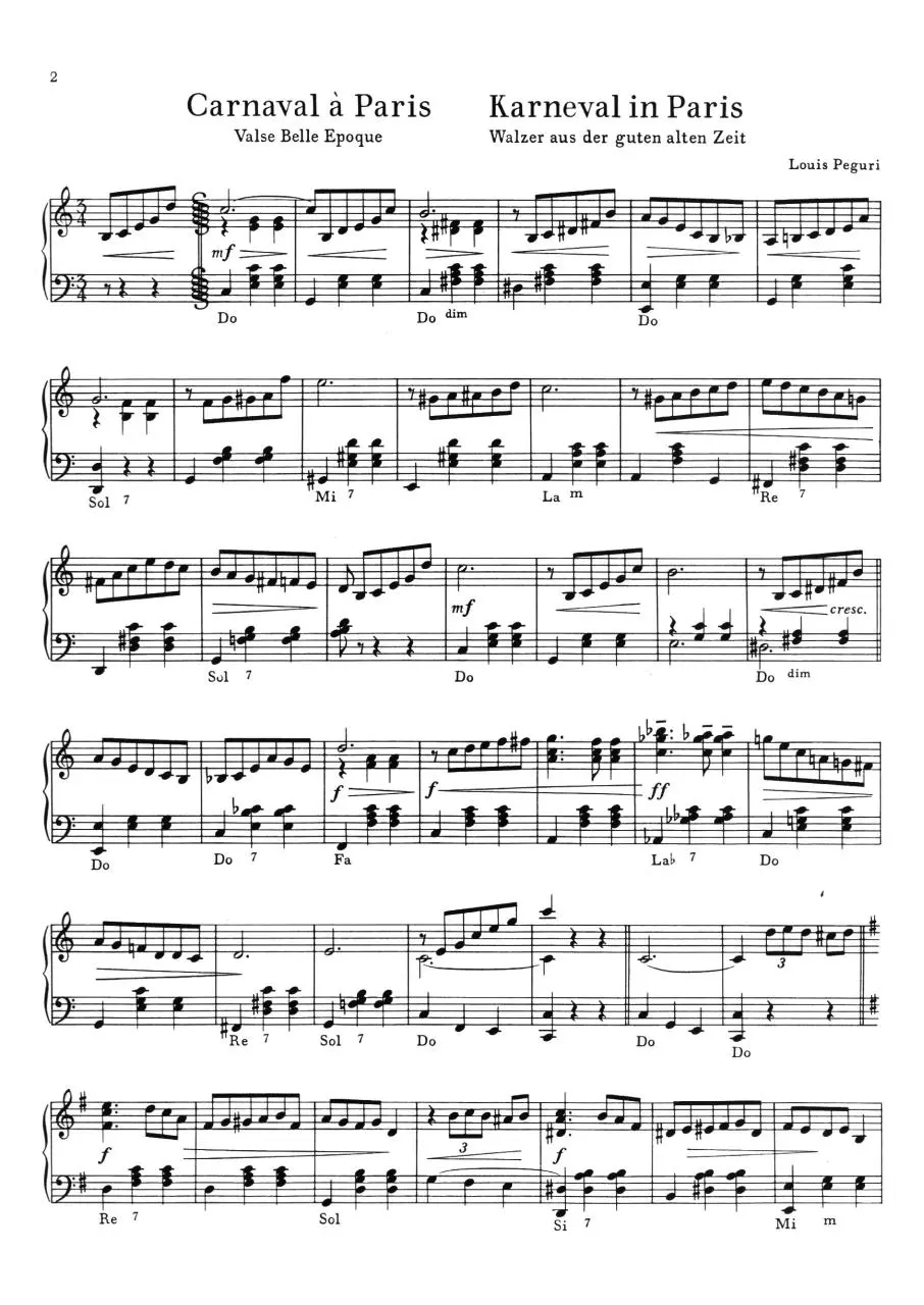 Page 1 of 1, Accordion Karneval in Paris Page1