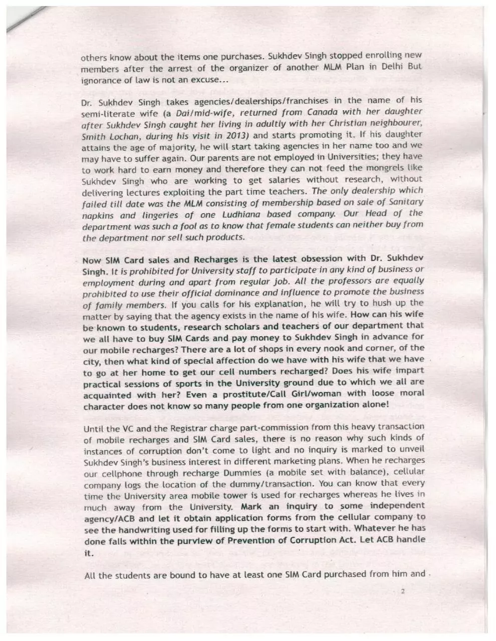 Page 2 of 5, HoD forcing to buy SIM Cards