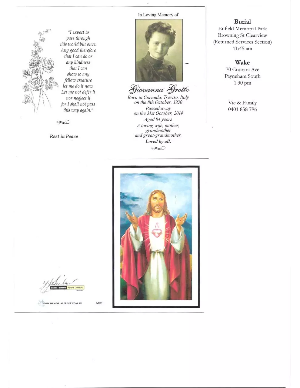 Page 1 of 5, Giovanna Mondin