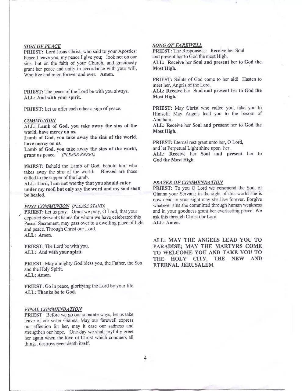 Page 5 of 5, Giovanna Mondin