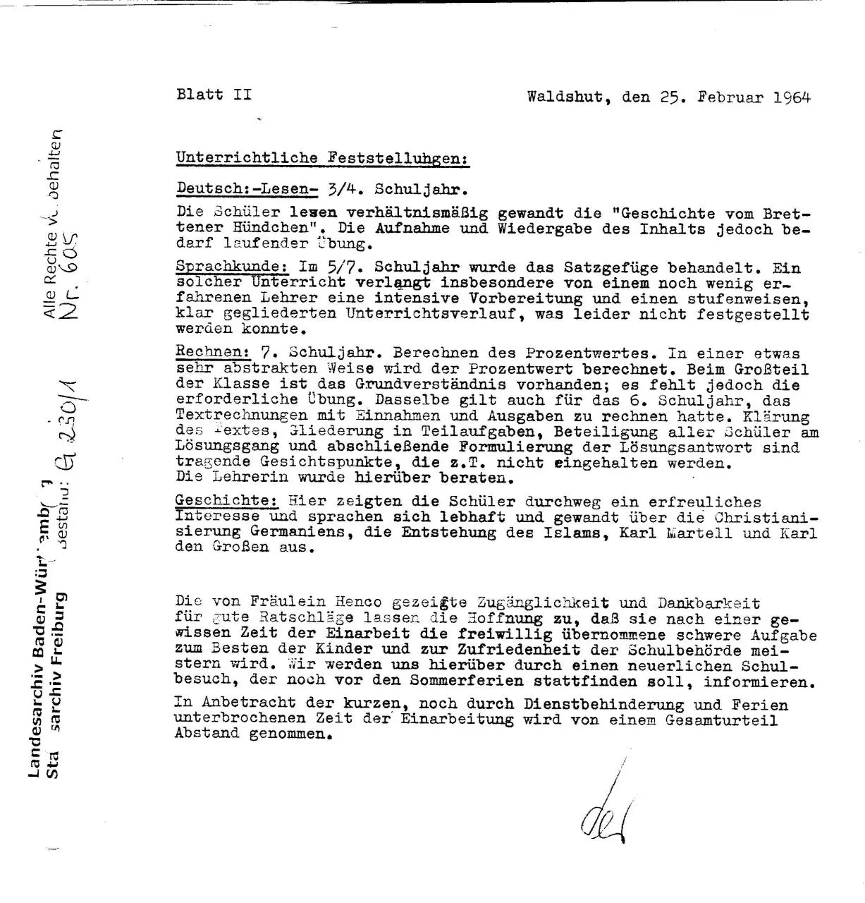 Page 1 of 1, Schulkontrolle