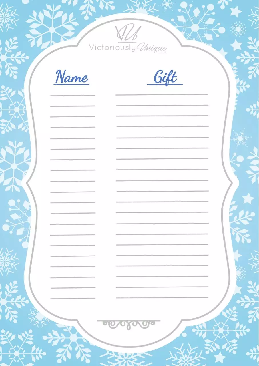 Page 1 of 1, free printable shopping list vu