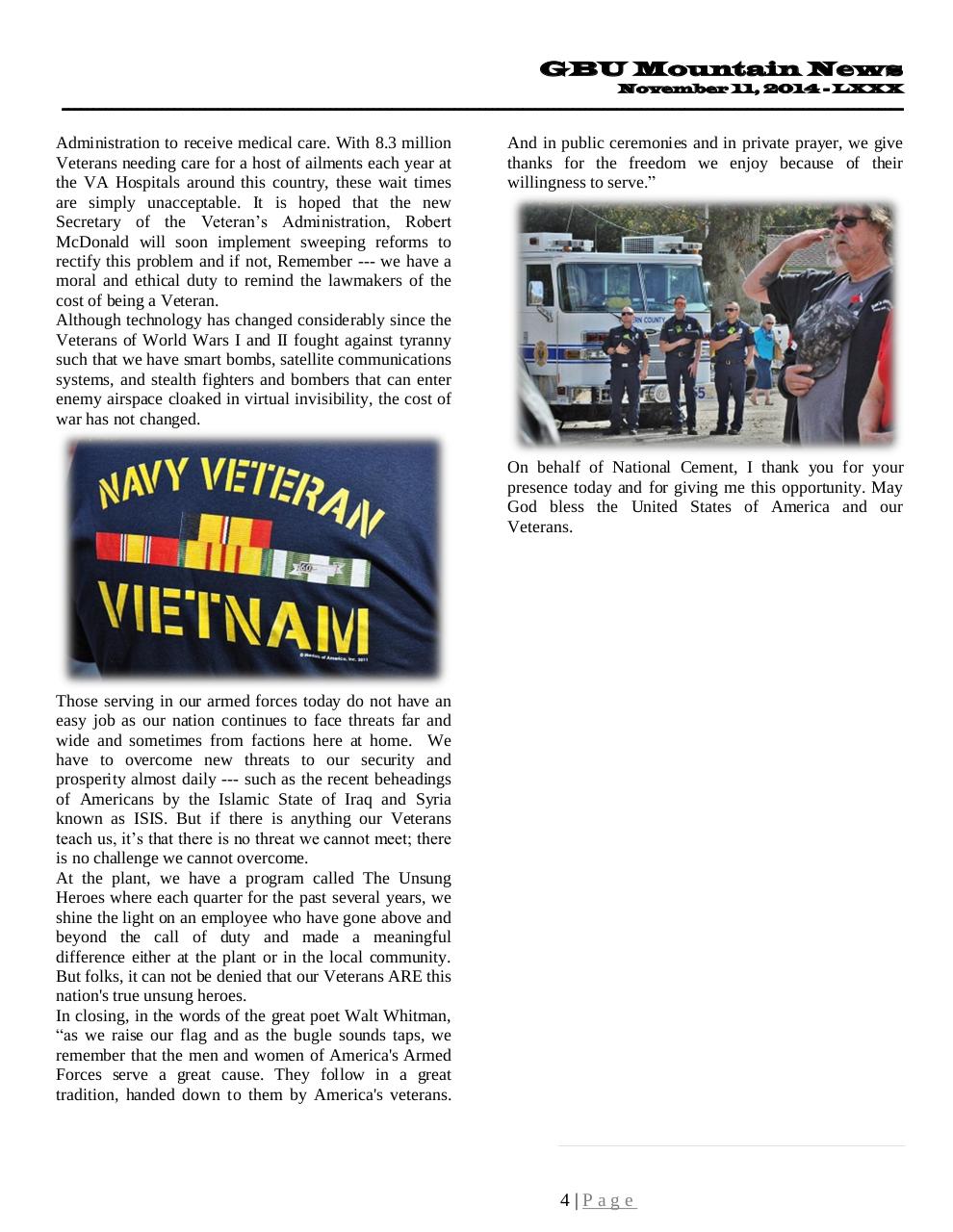 GBU Mountain News LXXX - November 11, 2014.pdf - page 4/25