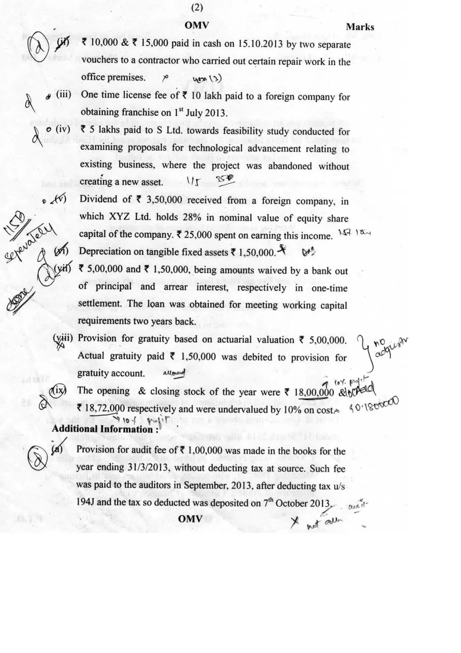 Page 2 of 14, CA Final DT Paper