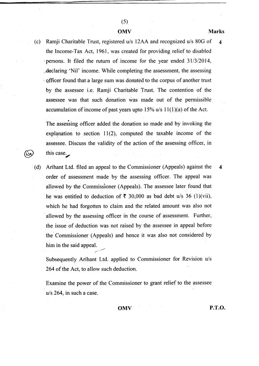 Page 5 of 14, CA Final DT Paper