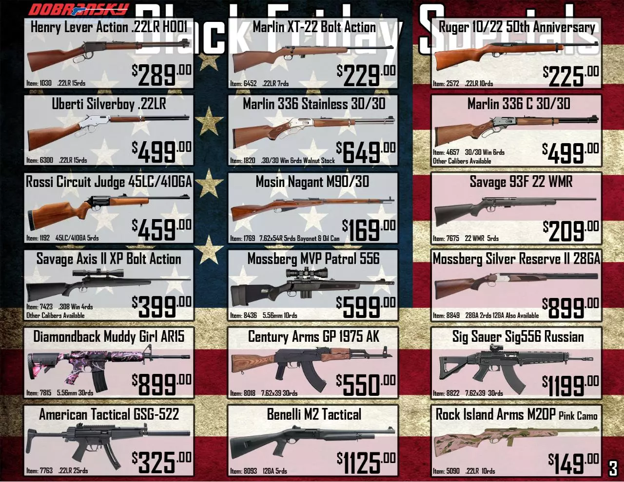 Page 3 of 7, Dobransky Firearms BLACK FRIDAY 2014