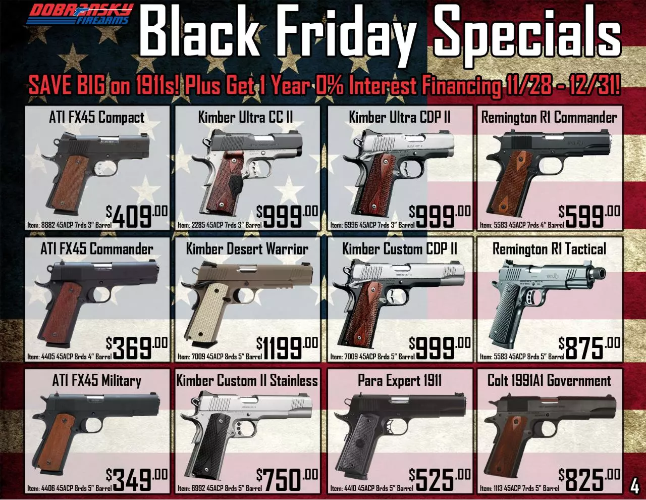 Page 4 of 7, Dobransky Firearms BLACK FRIDAY 2014