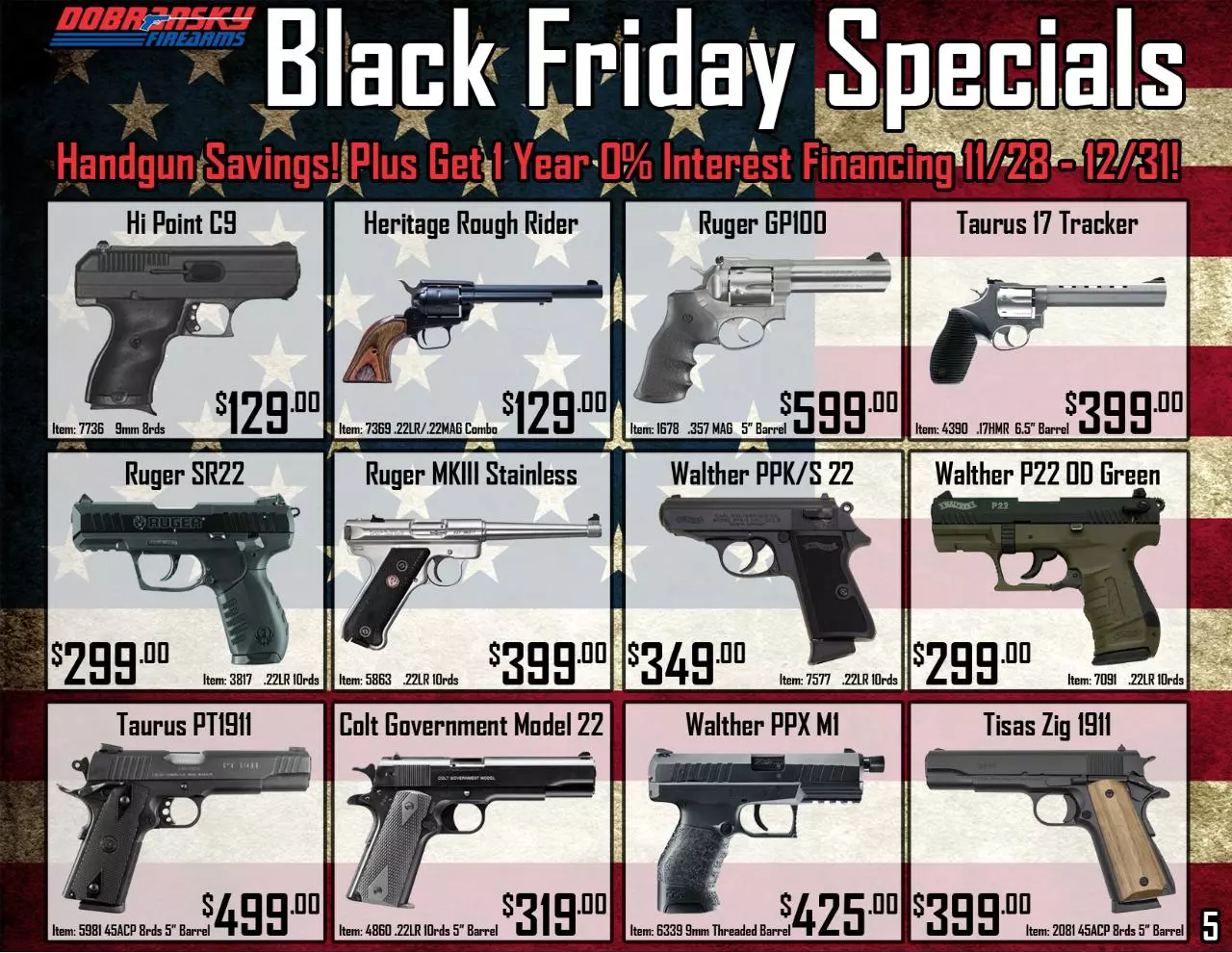 Page 5 of 7, Dobransky Firearms BLACK FRIDAY 2014