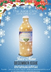Page 1, The Juice Menu December Issue