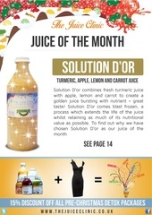 Page 2, The Juice Menu December Issue