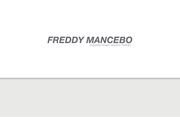 Page 1, Freddy Mancebo Portfolio 11 14