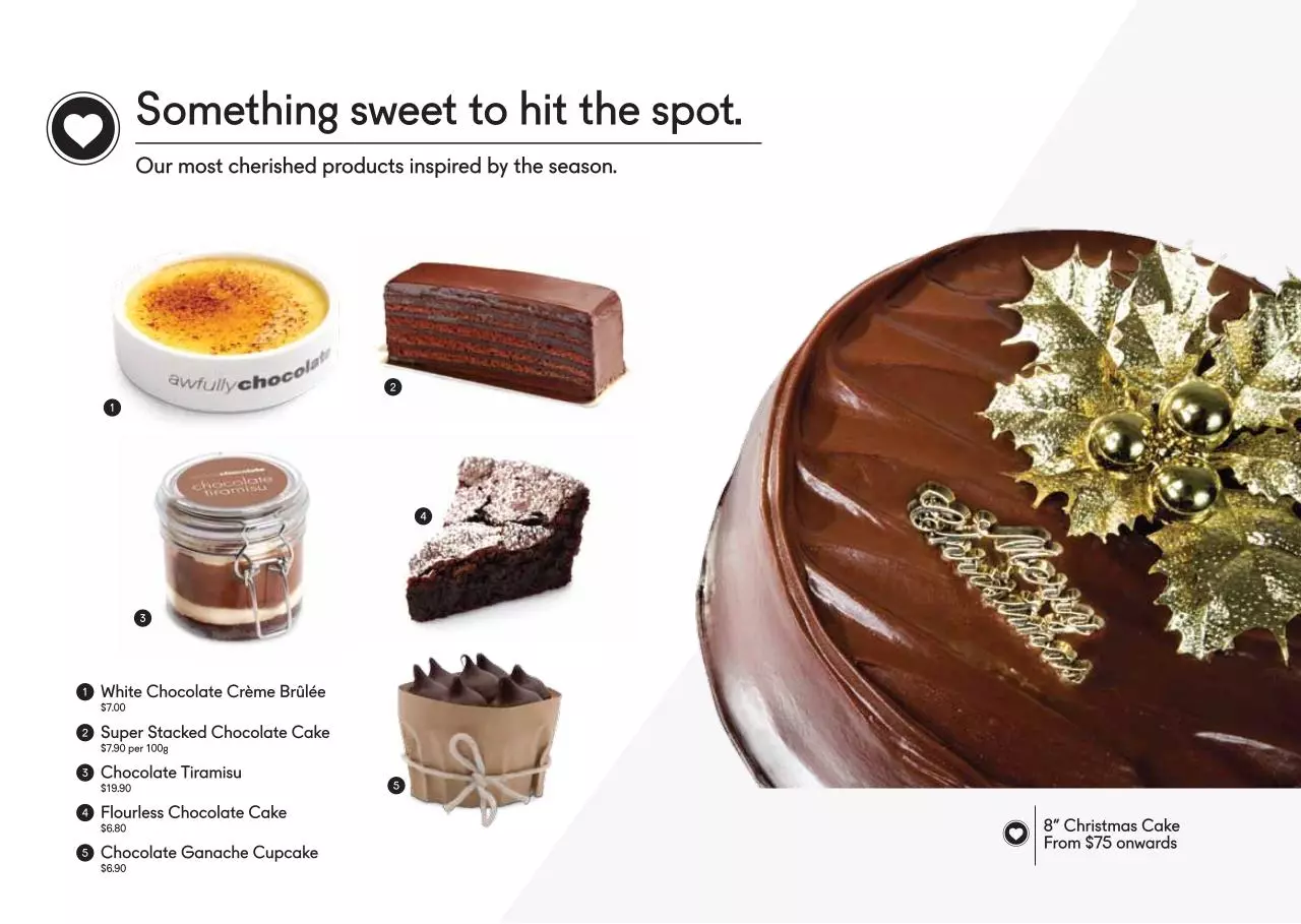 Page 3 of 4, Awfully Chocolate Xmas Brochure 2014.2