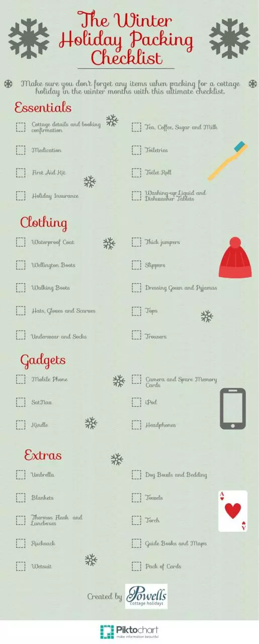Document preview - The Ultimate Winter Cottage Holiday Packing Checklist.pdf - Page 1/1
