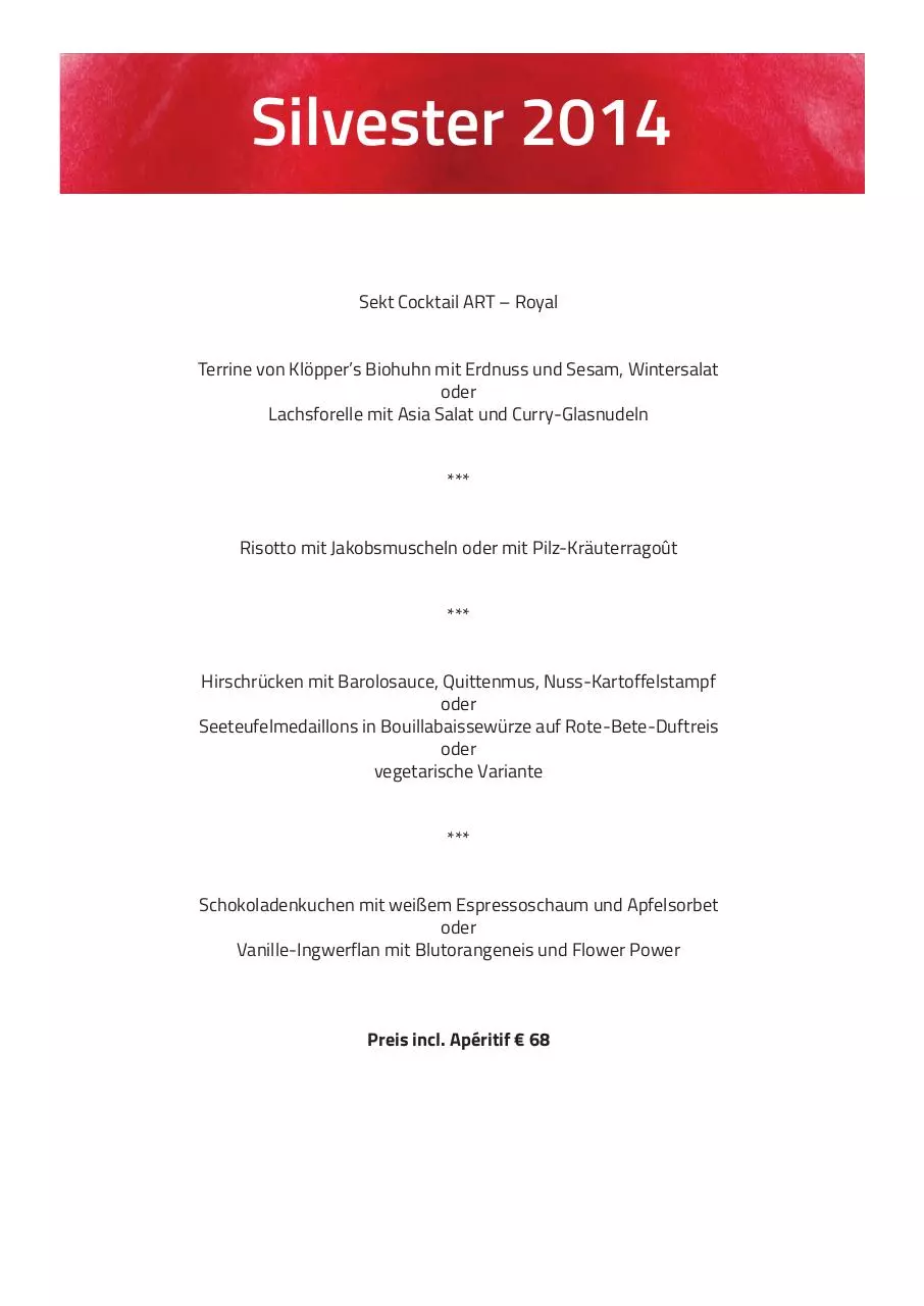 Page 1 of 1, silvestermenue2