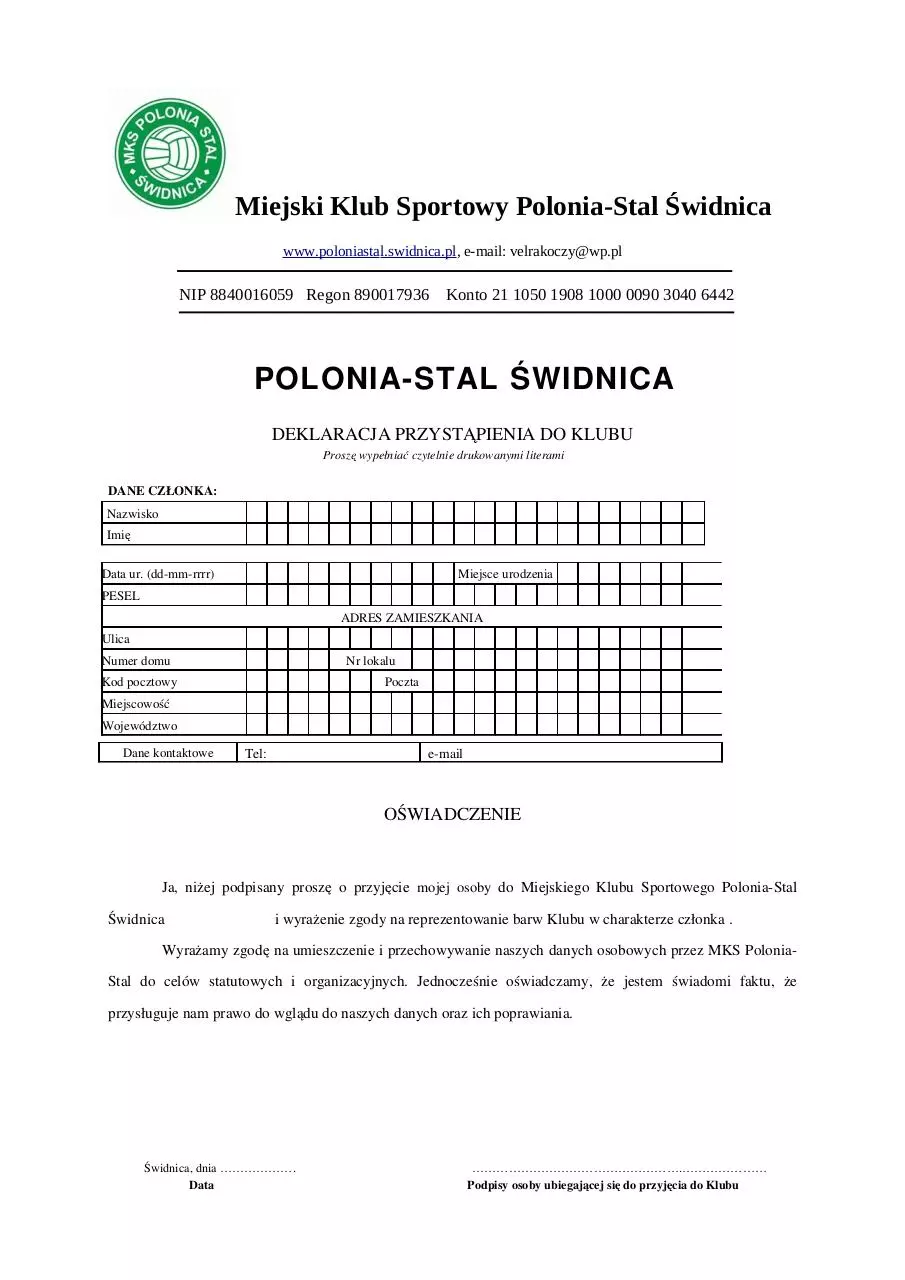 Document preview - Deklaracja_przyst__pienia_do_klubu-1.pdf - Page 1/1