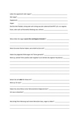 Page 2, Fragebogen über Veganismus