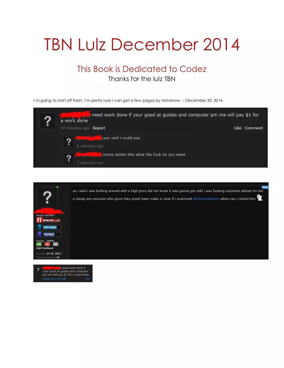 Page 1 of 5, TBN Lulz Dec 2014