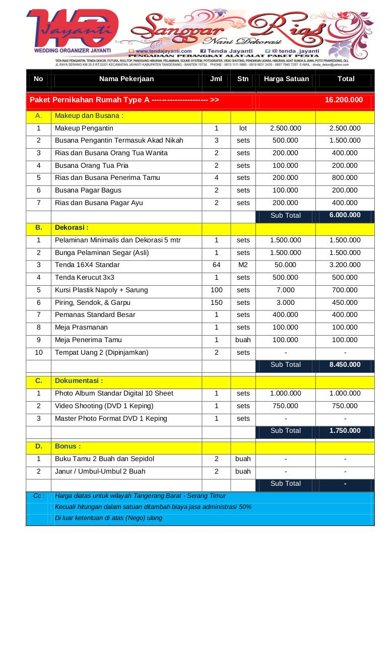 Harga Paket Pernikahan 2015.pdf - page 1/6