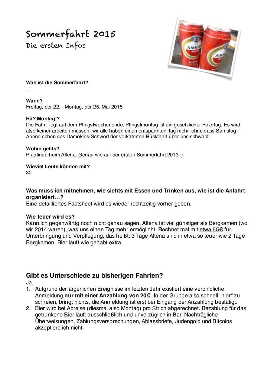 Document preview Sommerfahrt erste Infos.pdf - page 1/2