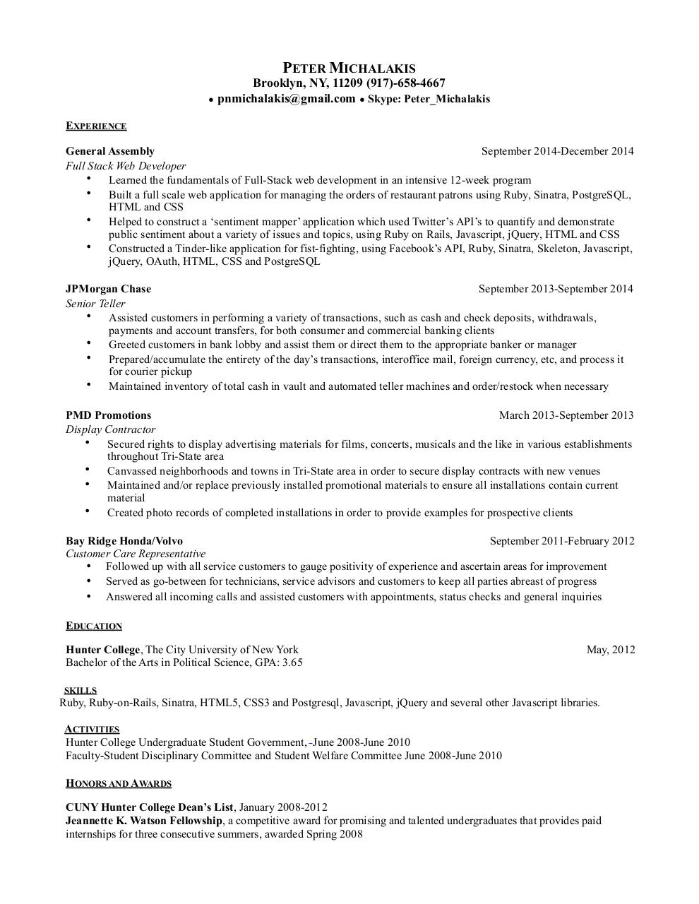 Document preview PNMichalakis Resume 2015.pdf - page 1/1