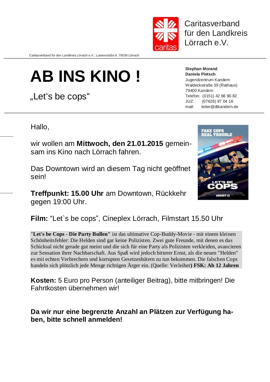 Document preview Ausflug Kino.pdf - page 1/2