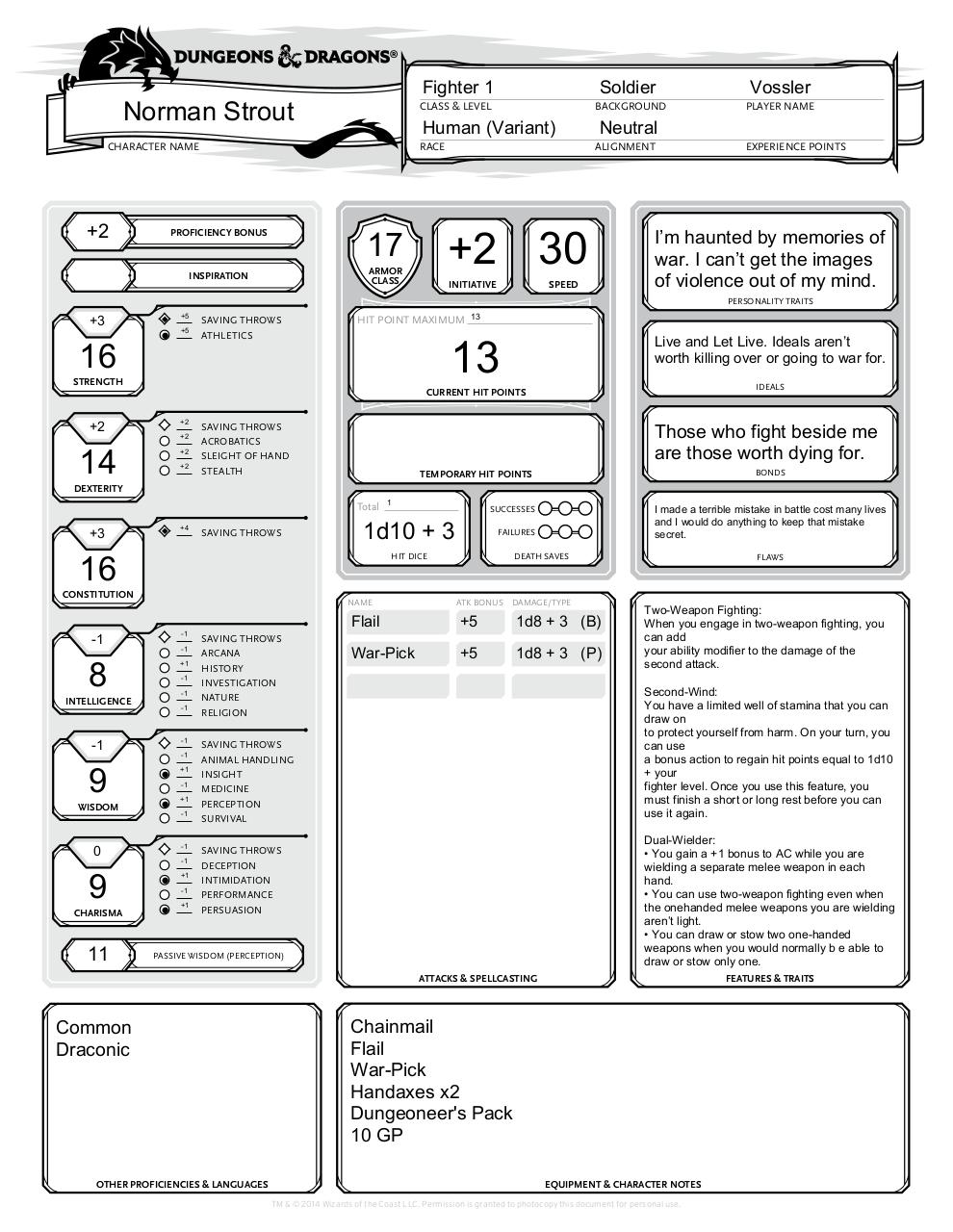 Document preview 5e Fighter.pdf - page 1/1