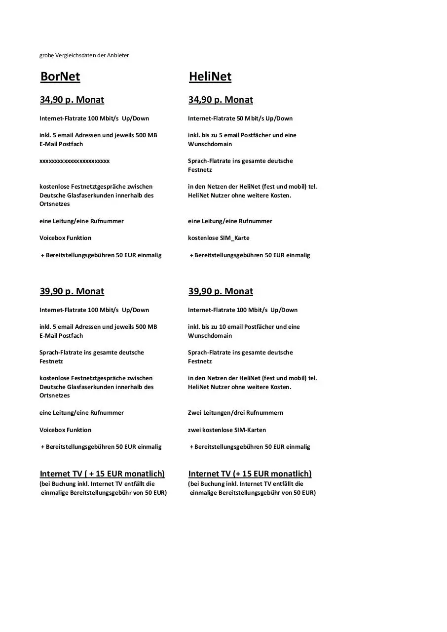 Document preview - Vergleich BORnet - HeliNet a.pdf - Page 1/1