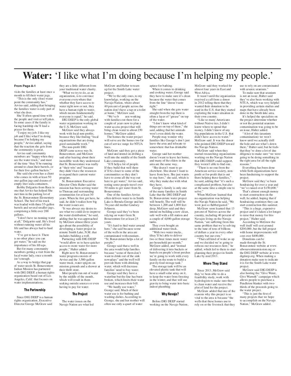 Page 2 of 2, WaterStory