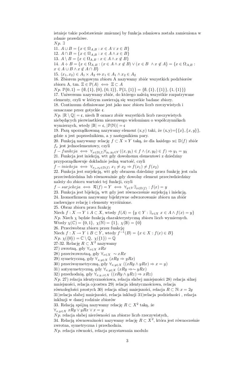 Page 3 of 6, Wst p do logiki i teorii mnogo ci