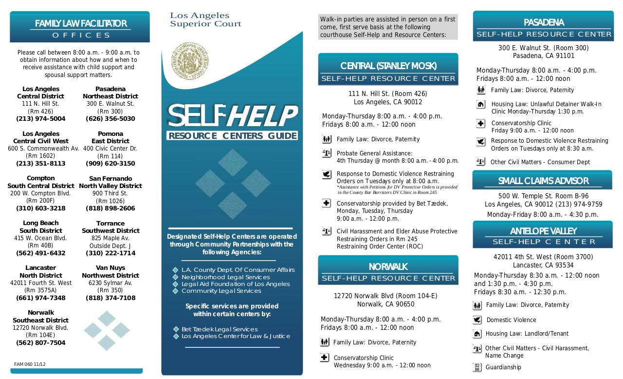 Document preview 2-2 Self Help Brochure Revised Nov 2013.pdf - page 1/2