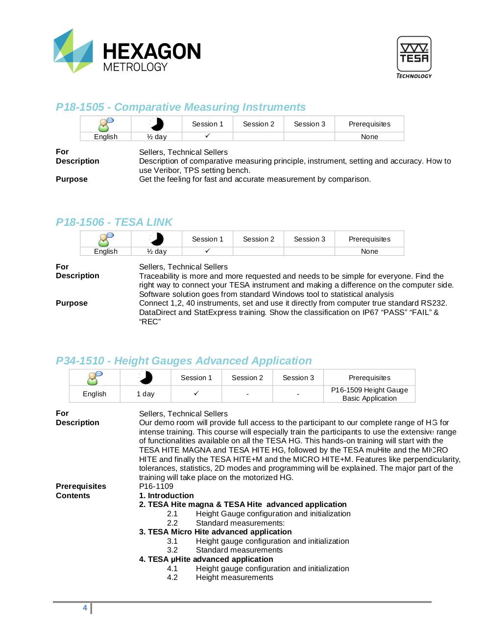 TESA Training Catalogue  descriptive 2015.pdf - page 4/7