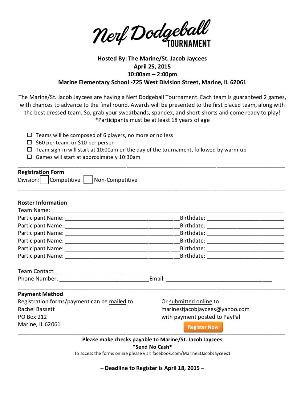 Document preview Dodgeball Registration Form FINAL.pdf - page 1/1
