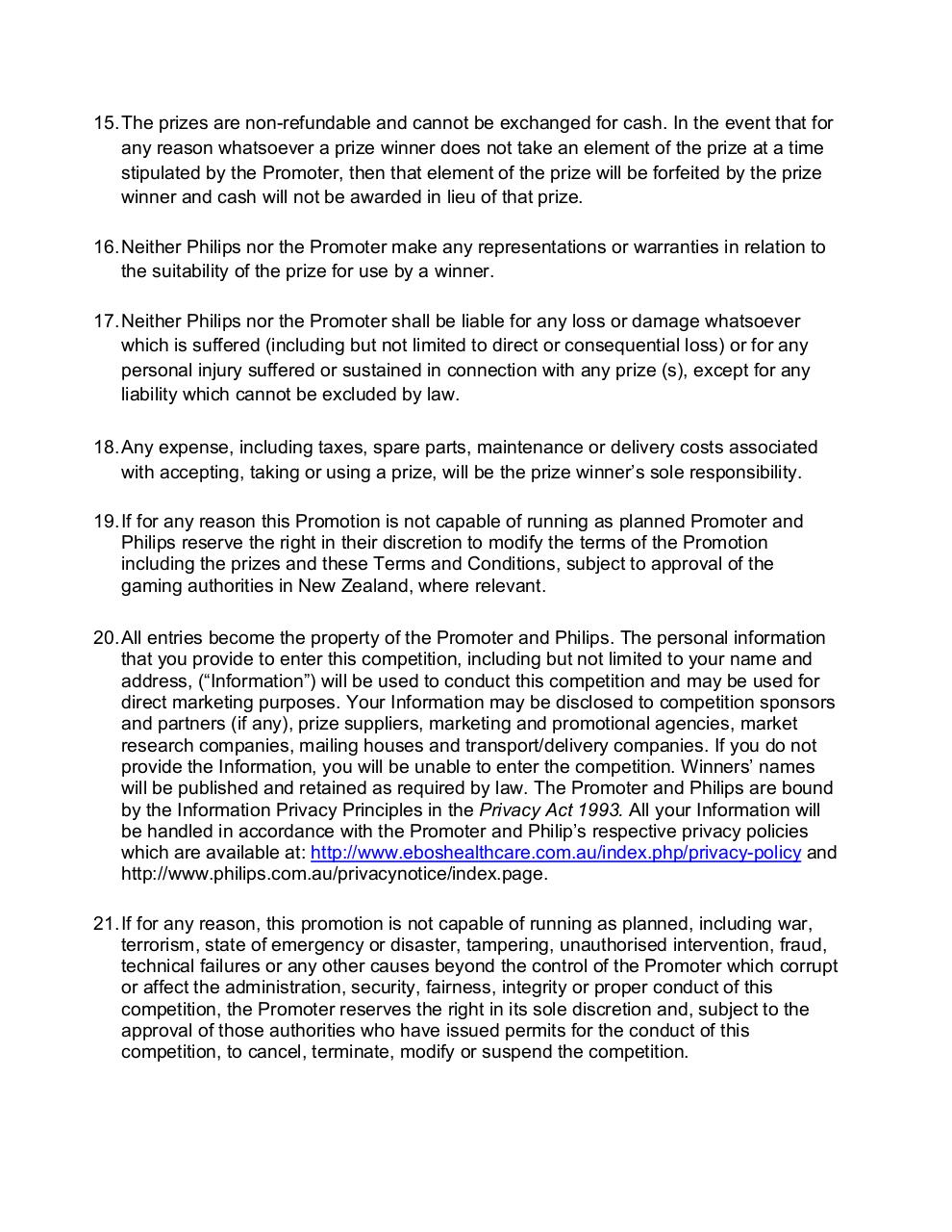 Document preview PhilipsAventGiveawayContest.pdf - page 3/4