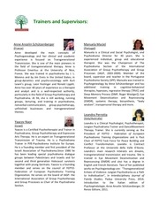 Page 2, FLYER SCHOOL TRANSGENERATIONAL THERAPY