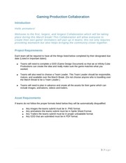 Page 3, March Break Game Jam