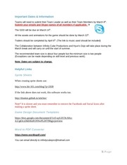 Page 5, March Break Game Jam