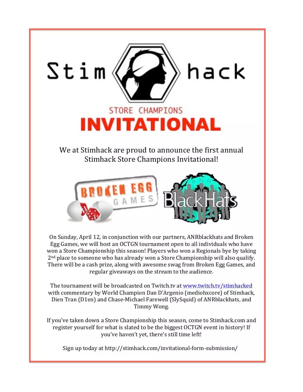 Page 1 of 1, STIMHACK LOGO